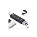 Cititor carduri memorie 5in1 USB, Tip C, Micro-USB MIV
