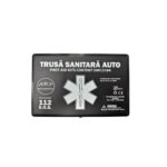 Kit siguranta auto complet trusa cutie neagra 2 triunghiuri stingator vesta geanta - imagine 3