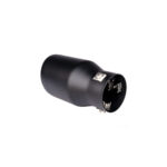 Ornament toba inox negru mat Premium, intrare 6.3 cm, diametru exterior 8.9 cm Cod: MS160-8926MXH - imagine 2