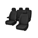 Huse scaune auto universale 9 piese fractionate bancheta spate  Cod: XYJ002 - imagine 4