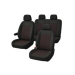 Huse scaune auto universale 9 piese fractionate bancheta spate  Cod: XYJ002