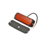 Lampa laterala stroboscopica LED 12-24V galbena 9 functii 132x46x19mm FR1287 Cod: BK98690 - imagine 4