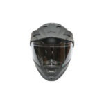 Casca motocross integrala negru mat cu viziera transparenta si ochelari de soare, marimea L Lion Cod: DISTM86 - imagine 2