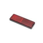 Dreptunghi reflectorizant  rosu spate 90x32mm Cod: DISDC43 - imagine 2