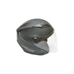 Casca moto tip jet neagra, model urban cu viziera transparenta si ochelari de soare, marimea L Cod: DISTM80 - imagine 4