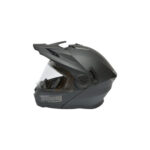 Casca motocross integrala negru mat cu viziera transparenta si ochelari de soare, marimea L Lion Cod: DISTM86 - imagine 3