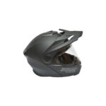 Casca motocross integrala negru mat cu viziera transparenta si ochelari de soare, marimea L Lion Cod: DISTM86 - imagine 4