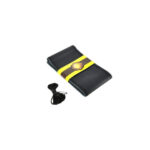 Husa volan cu ac si ata piele cu gaurele marime M 38cm negru Premium Cod: LUXFST01 - imagine 2