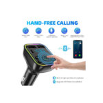 Modulator FM auto Bluetooth 5.0 Type-C dual USB 3.1A incarcare rapida RGB afisaj LED Cod: RAZ152 - imagine 3