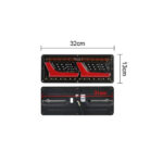Set lampa LED 5 functii 12V-24V cu semnal dinamic Neon Effect 32x13cm pentru duba, camion  Cod: ST0419 - imagine 2