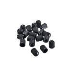 Capace valve plastic negre 100 bucati set Cod: MH-VC01 - imagine 2