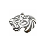 Abtibild auto cap de tigru tribal crom Cod: DZ-27