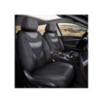 Huse Auto Universale 11 Piese fractionate  Negru cu Negru Compatibile Scaune Fata si Spate Cod: HNG1321-1 - imagine 4