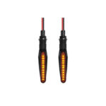 Semnalizare moto 12V cu functie de lumina de zi alba si semnalizare galbena Cod: AC-0031