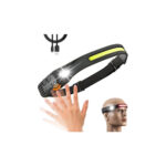 Lanterna LED cap reincarcabila 500lm +100lm Cod: CB-689-1 - imagine 2