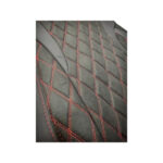 Huse scaune auto universale fractionate XL Premium compatibile SUV si Limuzine negru cusatura rosie Cod: HNG2504-4 - imagine 5