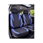 Huse scaune auto universale XL fractionate Premium compatibile SUV si Limuzine negru albastru Cod: HNG2504-2