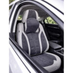 Huse scaune auto universale fractionate Premium 9D fata si spate gri gri antracit  Cod: HNG1407-6 - imagine 2