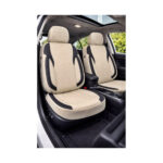 Huse scaune auto universale fractionate XL Premium compatibile SUV si Limuzine bej cu negru Cod: HNG2504-3