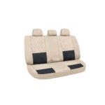 Huse scaune auto universale fractionate Premium fata si spate compatibile dimensiuni standard bej negru Cod: HNG1101-3 - imagine 5