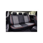 Huse scaune auto universale fractionate 9D  Premium fata si spate negru cusatura rosie Cod: HNG1407-5 - imagine 5