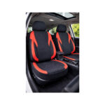 Huse scaune auto universale fractionate Premium fata si spate compatibile dimensiuni standard negru rosu Cod: HNG1101-1