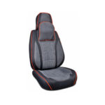 Huse scaune auto universale fractionate 9D  Premium fata si spate negru cusatura rosie Cod: HNG1407-5 - imagine 3