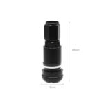 Valve metalice negre  compatibile turisme si autoutilitare 4 bucati  set Cod: NG-MS-525 - imagine 4