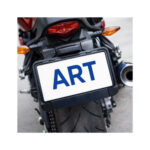 Suport numar Moto - ATV compatibil placute inmatriculare Romania Tip C 240 x 130 mm - imagine 3