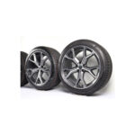 Jante PDW 22x10 fata 22x11 spate 5x112 ET40 ET35 gri antracit polish compatibile BMW Cod: LC5445F12 NX / LC5445R95 NX - imagine 3