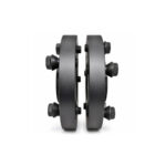 Distantier janta auto 22 mm 5x120 la 5x112 centrare 74.1–57.1 cu 5 prezoane M14x1.25 set aluminiu forjat negru Cod: DADP-5120-1 - imagine 3