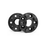 Distantier janta auto 22 mm 5x120 la 5x112 centrare 74.1–57.1 cu 5 prezoane M14x1.25 set aluminiu forjat negru Cod: DADP-5120-1 - imagine 2