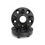 Distantier janta auto  22 mm 5x120 la 5x112 centrare 72.5–57.1 cu 5 prezoane M12x1.5 set aluminiu forjat negru Cod: DADP-5120-2