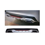 Difuzor ornament bara spate universal 120cm gri negru cu ornamente cromate Cod: DIF1008 - imagine 4