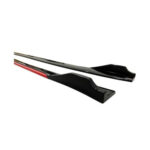 Set prelungiri ornament praguri laterale tuning 74.5cm negru cu rosu Cod: PRG1011-745 - imagine 2