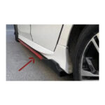 Set prelungiri ornament praguri laterale tuning 74.5cm negru cu rosu Cod: PRG1011-745