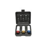 Trusa chei tubulare impact pentru prezoane roti 17mm 19mm 21mm patrat 1/2 inch Cod: BK78696 - imagine 4