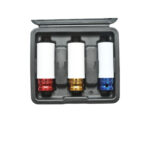 Trusa chei tubulare impact pentru prezoane roti 17mm 19mm 21mm patrat 1/2 inch Cod: BK78696 - imagine 3