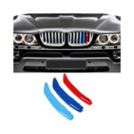 Set ornamente dungi grila fata auto compatibile BMW X5 E53 1999-2006 pentru grila cu 7 bare  Cod: CT-GS-091 TIP B