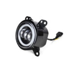 Set proiectoare  LED auto 30W 6500LM cu angel eyes alb rece galben 12V  4 inch Cod: ZC-FOGY1 - imagine 3