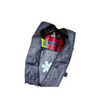 Kit siguranta auto complet trusa cutie neagra omologata RAR 2 triunghiuri vesta geanta stingator fara manometru - imagine 2