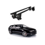 Bare transversale portbagaj auto aluminiu compatibile plafon neted Alfa Romeo 159 Sportcombi  2006-2013 argintii sau negre Cod: CB200101 Kit-109 - imagine 2