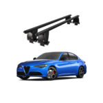 Bare transversale portbagaj auto aluminiu compatibile plafon neted Alfa Romeo Giulia 2016-> argintii sau negre Cod: CB200101 Kit-109 - imagine 2