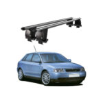 Bare transversale portbagaj auto aluminiu compatibile plafon neted Audi A3 8L 1996-2003 argintii sau negre Cod: CB200101 Kit-101