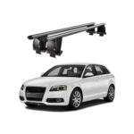Bare transversale portbagaj auto aluminiu compatibile plafon neted Audi A3 8PA Sportback 2004-2012 argintii sau negre  Cod: CB200101 Kit-108