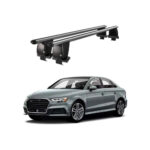 Bare transversale portbagaj auto aluminiu compatibile plafon neted Audi A3 8V 2013-> argintii sau negre  Cod: CB200101 Kit-103