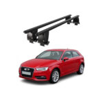 Bare transversale portbagaj auto aluminiu compatibile plafon neted Audi A3 8VA Sportback 2013-2020 argintii sau negre Cod: CB200101 Kit-103 - imagine 2
