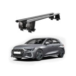 Bare transversale portbagaj auto aluminiu compatibile plafon neted Audi A3 8Y Sportback 2020-> argintii sau negre Cod: CB200101 Kit-105