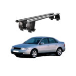 Bare transversale portbagaj auto aluminiu compatibile plafon neted Audi A4 B6 8E 8H 2000-2004 argintii sau negre Cod: CB200101 Kit-101