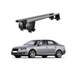 Bare transversale portbagaj auto aluminiu compatibile plafon neted Audi A4 B7 8E 8H 2004-2007 argintii sau negre Cod: CB200101 Kit-101